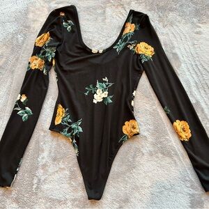 Floral Long Sleeve Bodysuit